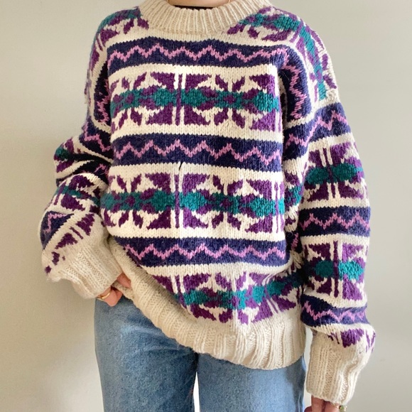 VINTAGE CHUNKY SWEATER - Picture 4 of 4